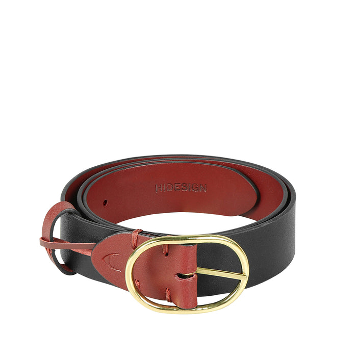 hidesign DOLORAS WOMENS REVERSIBLE BELT Black