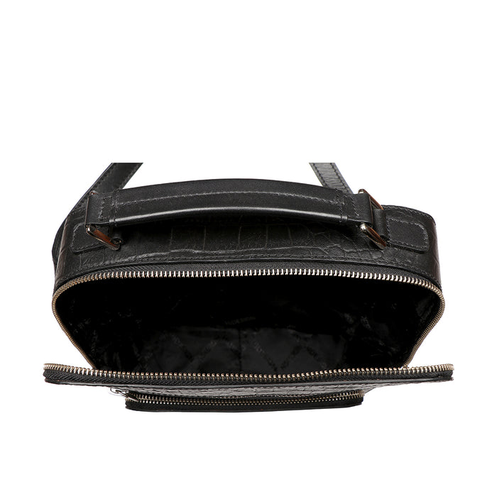 Hidesign DRAPER 02 CROSSBODY Black