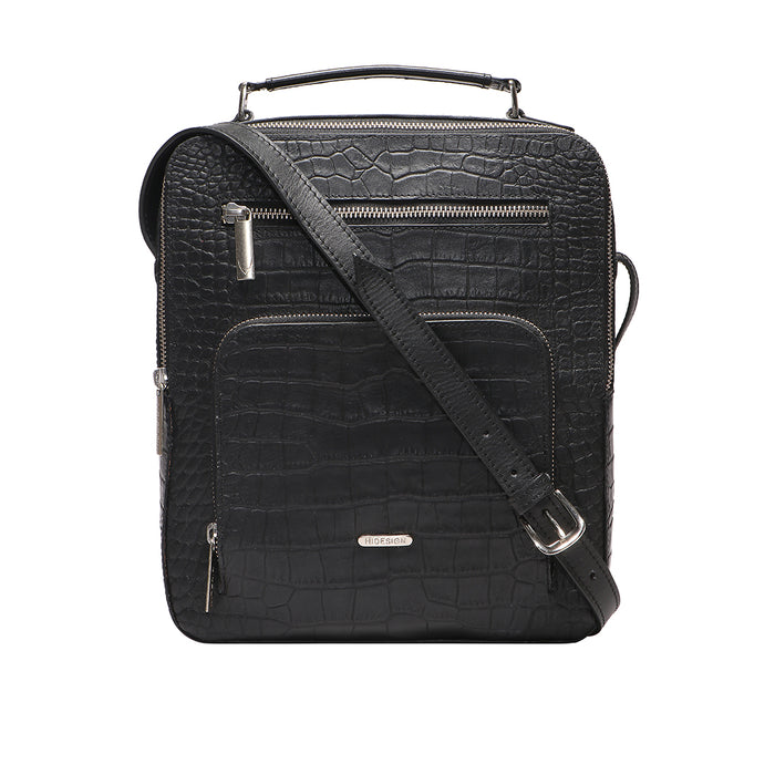 hidesign DRAPER 02 CROSSBODY Black