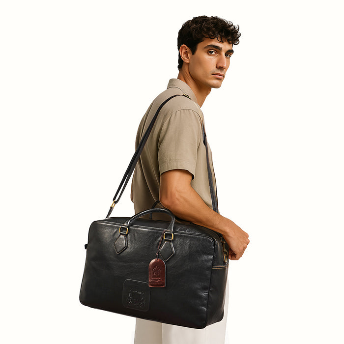 Hidesign DUKE 02 DUFFLE BAG Black