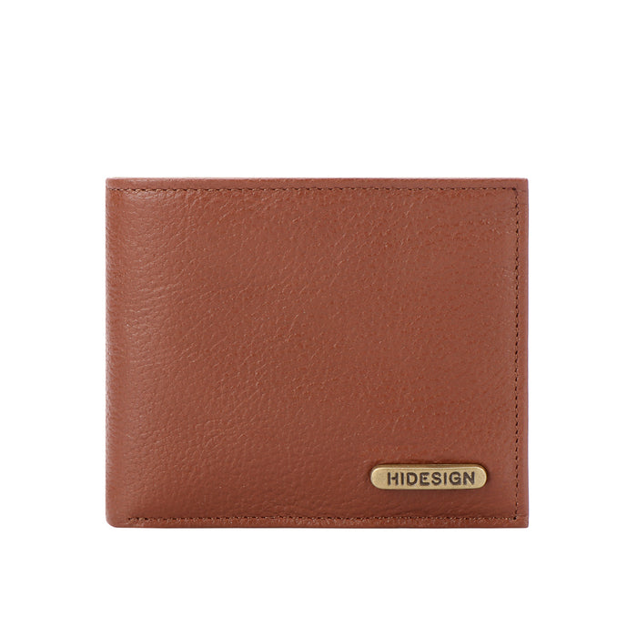 hidesign EE 017SC BI-FOLD WALLET Tan