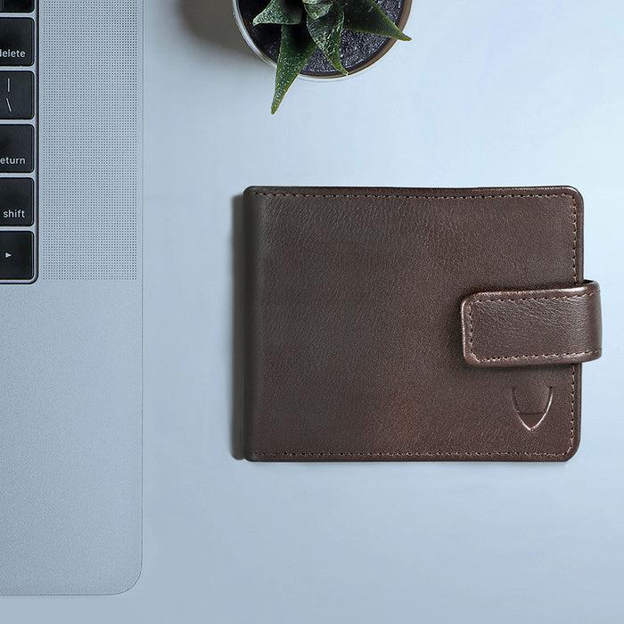 hidesign EE 272-010 RF BI-FOLD WALLET Brown