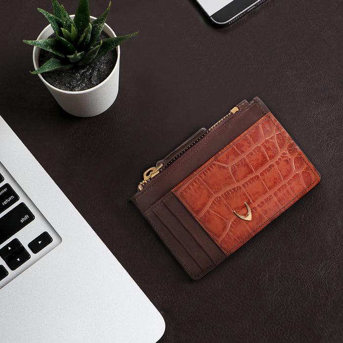 hidesign EE 325-CH CARD HOLDER Tan