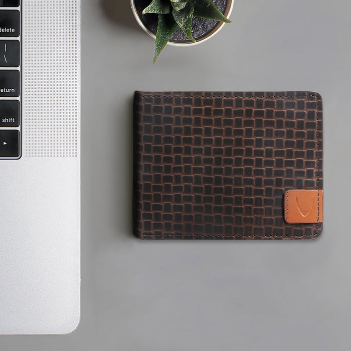 hidesign EE -354-036 BI-FOLD WALLET Brown