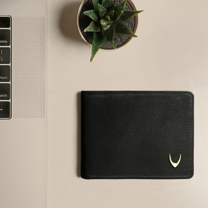 hidesign EE 386-010 RF BI-FOLD WALLET Black