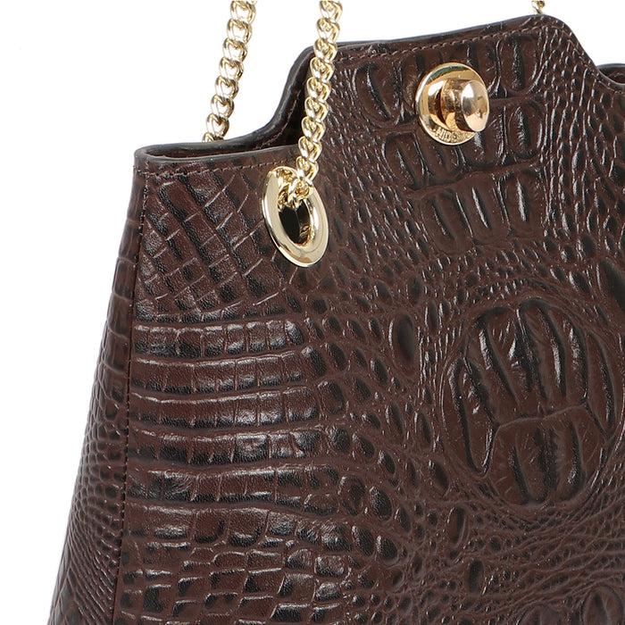 Hidesign EE ALIYA 01-M TOTE BAG Brown