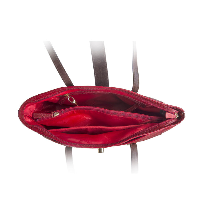 Hidesign EE ATRIA 01 TOTE BAG Red