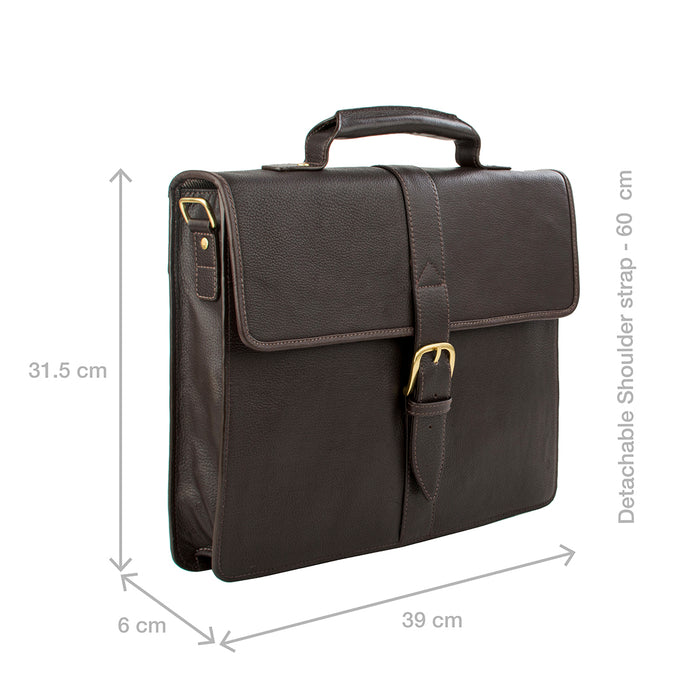 Hidesign EE BENNETT 1 BRIEFCASE Brown