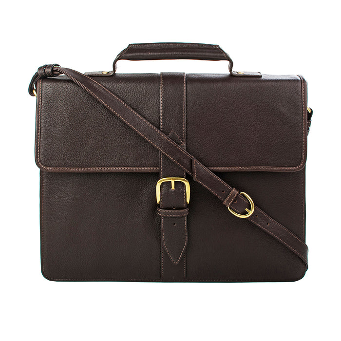 hidesign EE BENNETT 1 BRIEFCASE Brown