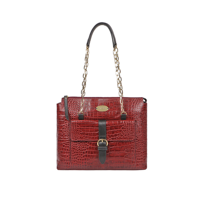 hidesign EE ELIZA 01-M SHOULDER BAG Red