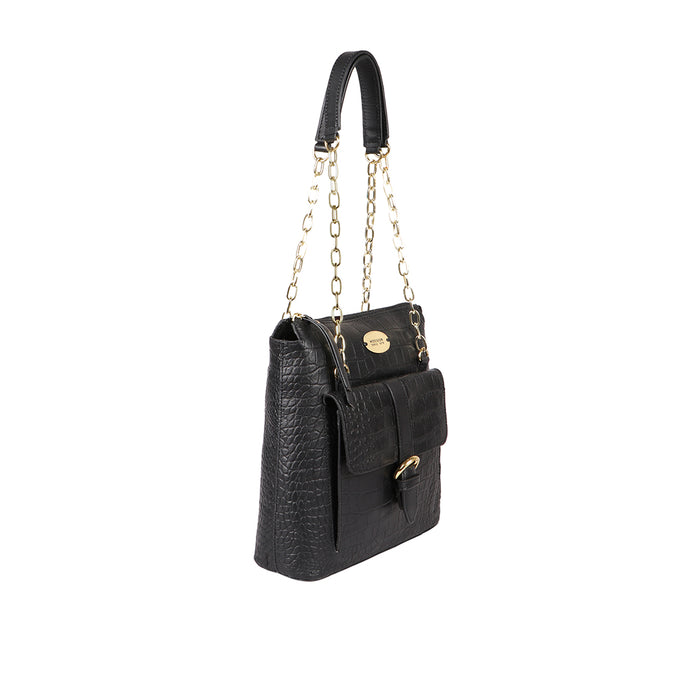 Hidesign EE ELIZA 02-M SHOULDER BAG Black