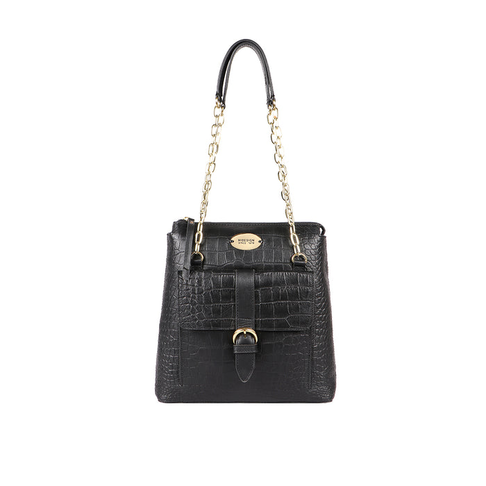 hidesign EE ELIZA 02-M SHOULDER BAG Black