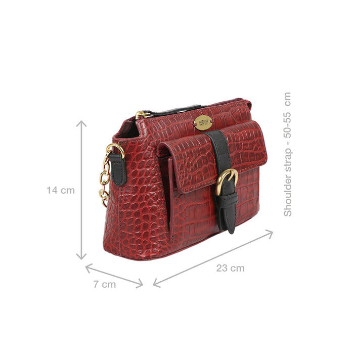 Hidesign EE ELIZA 03-M SLING BAG Red