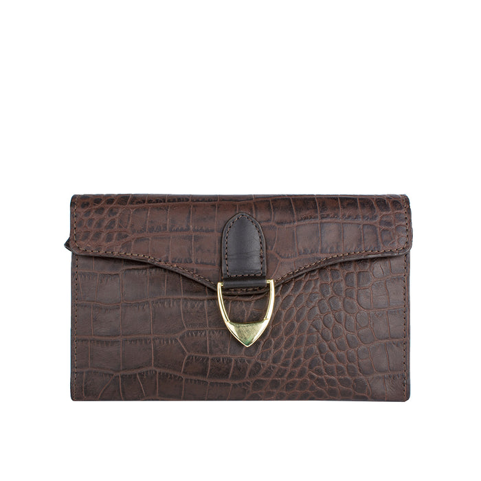 Hidesign EE ELSA W1 RF SLING WALLET Brown