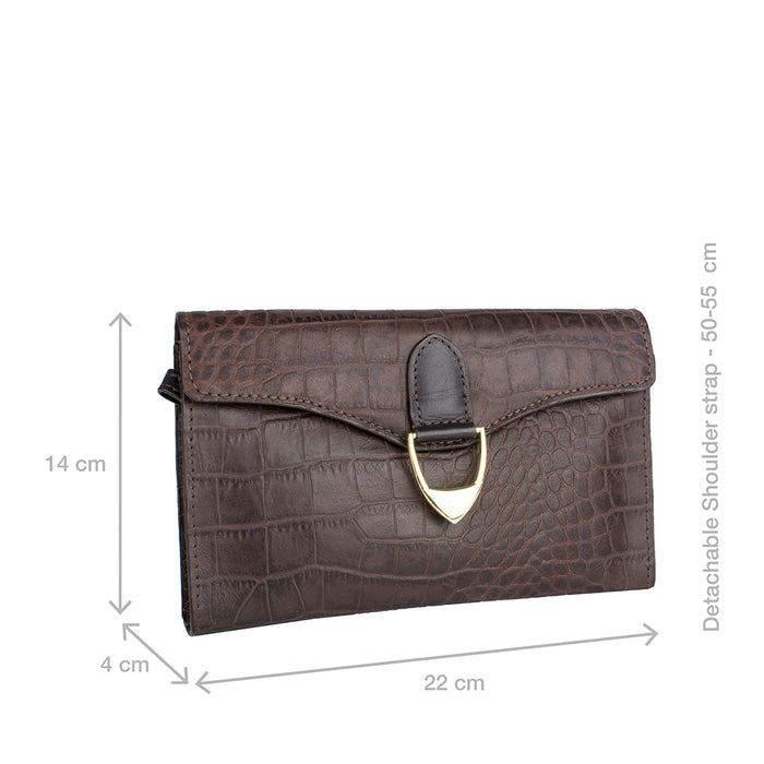 Hidesign EE ELSA W1 RF SLING WALLET Brown