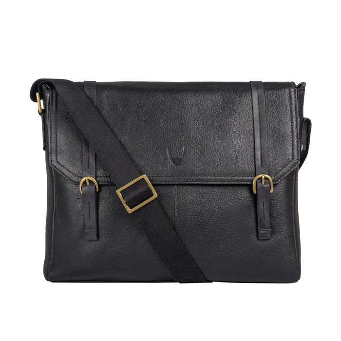 hidesign EE FLEET STREET3 MESSENGER BAG Black