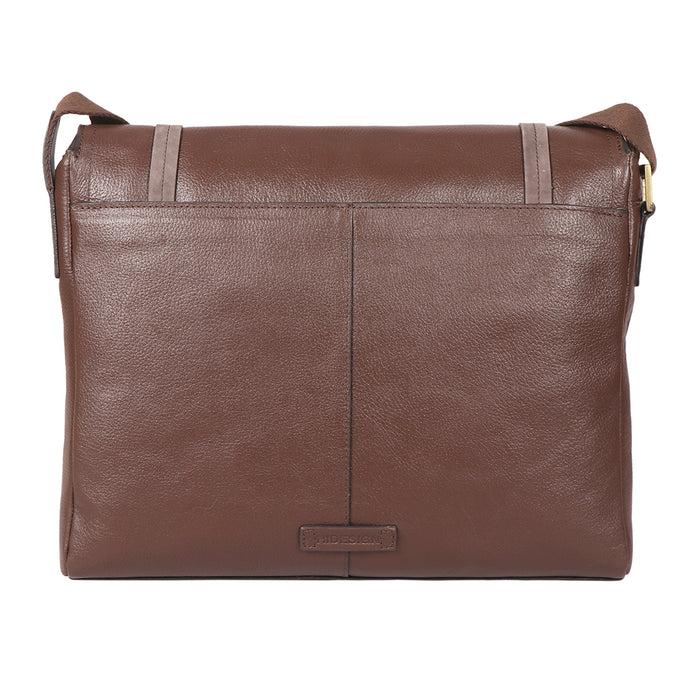 Hidesign EE FLEET STREET3 MESSENGER BAG Brown