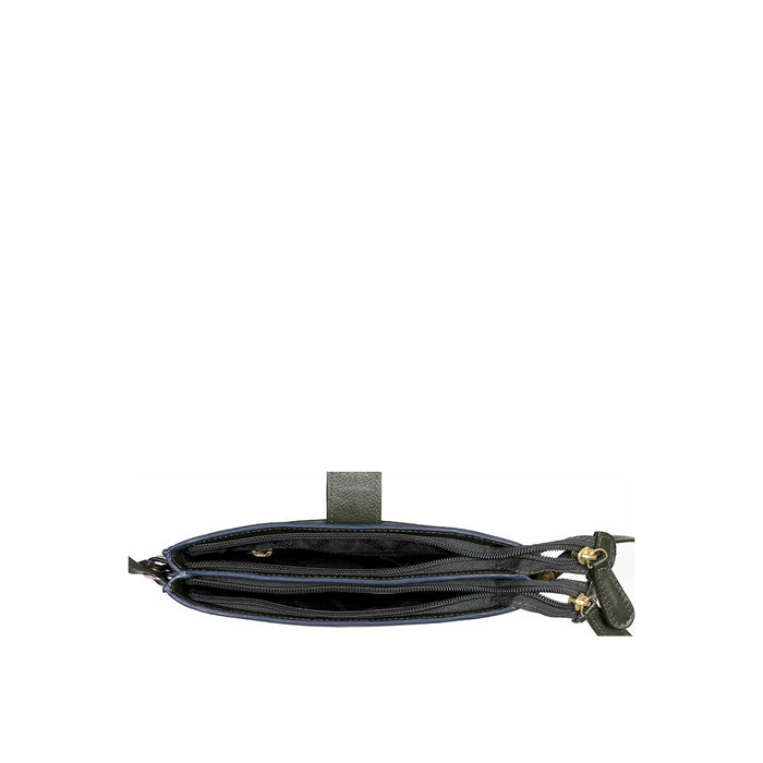 Hidesign EE FRIEDA W3 RF SLING WALLET Blue