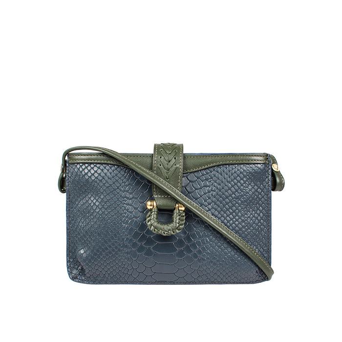 hidesign EE FRIEDA W3 RF SLING WALLET Blue