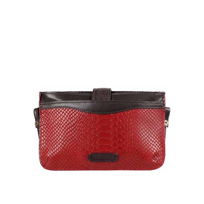 Hidesign EE FRIEDA W4 RF SLING WALLET Marsala