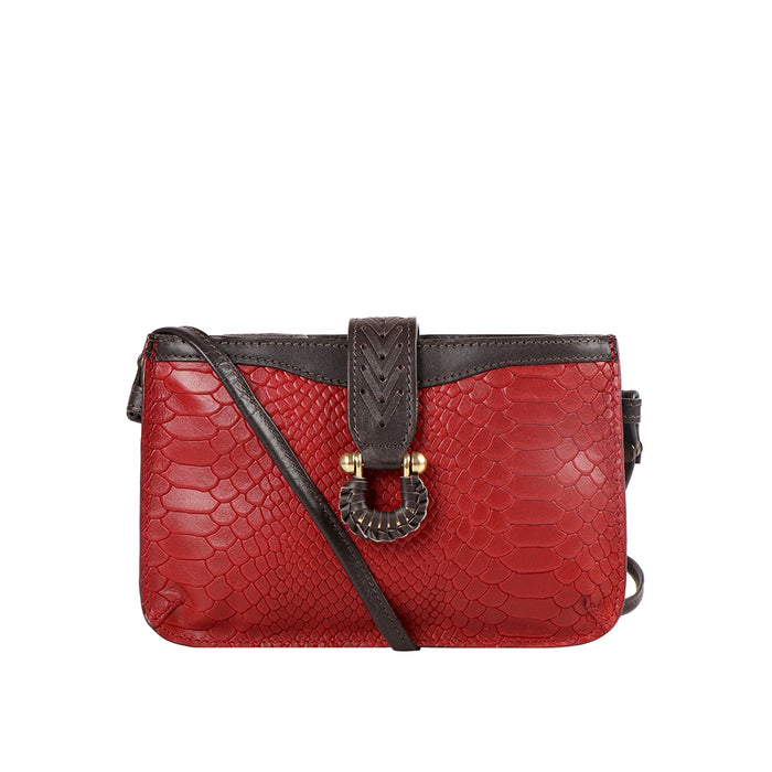 hidesign EE FRIEDA W4 RF SLING WALLET Marsala