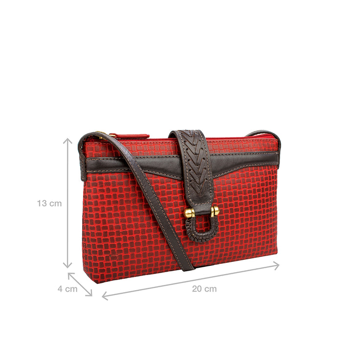 Hidesign EE FRIEDA W4 SLING WALLET Red