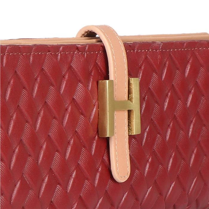 Hidesign EE HARPER W2-M BI-FOLD WALLET Red
