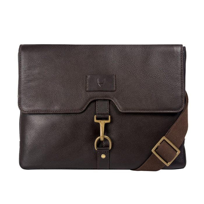 hidesign EE JAGUAR 03 MESSENGER BAG Brown
