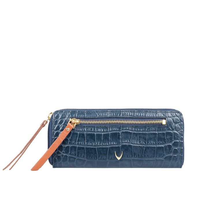 Hidesign EE JUPITER W2 ZIP AROUND WALLET Blue