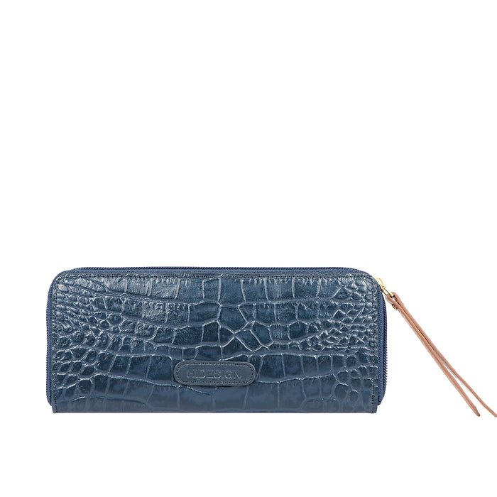 Hidesign EE JUPITER W2 ZIP AROUND WALLET Blue