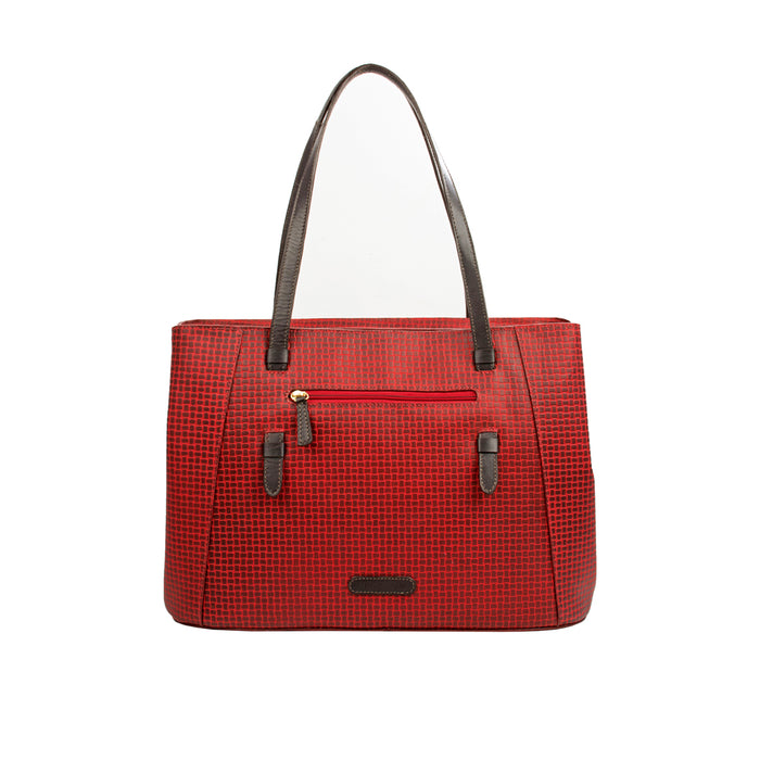 Hidesign EE LEANDRA 01 TOTE BAG Red