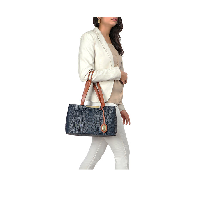 Hidesign EE LEO 01 TOTE BAG Blue