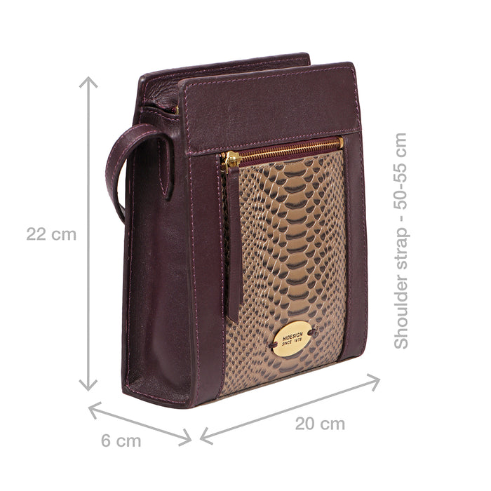 Hidesign EE LIBRA 03 SLING BAG Purple