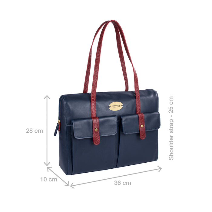 Hidesign EE LONDON 01 TOTE BAG Blue