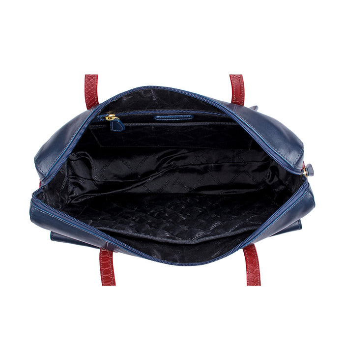 Hidesign EE LONDON 01 TOTE BAG Blue