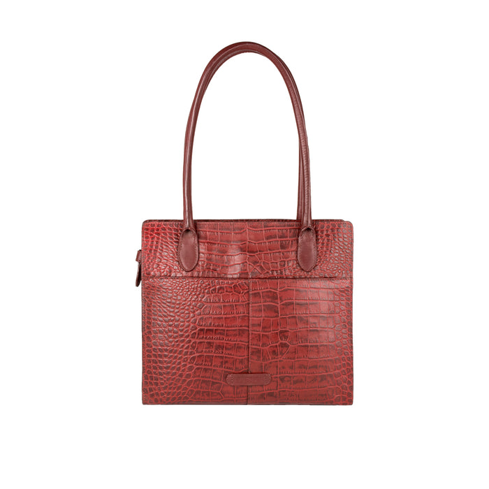 Hidesign EE MERCURY 02 TOTE BAG Red