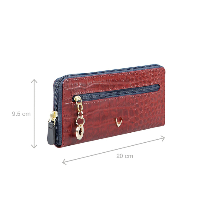 Hidesign EE MOROCCO W3 ZIP AROUND WALLET Marsala
