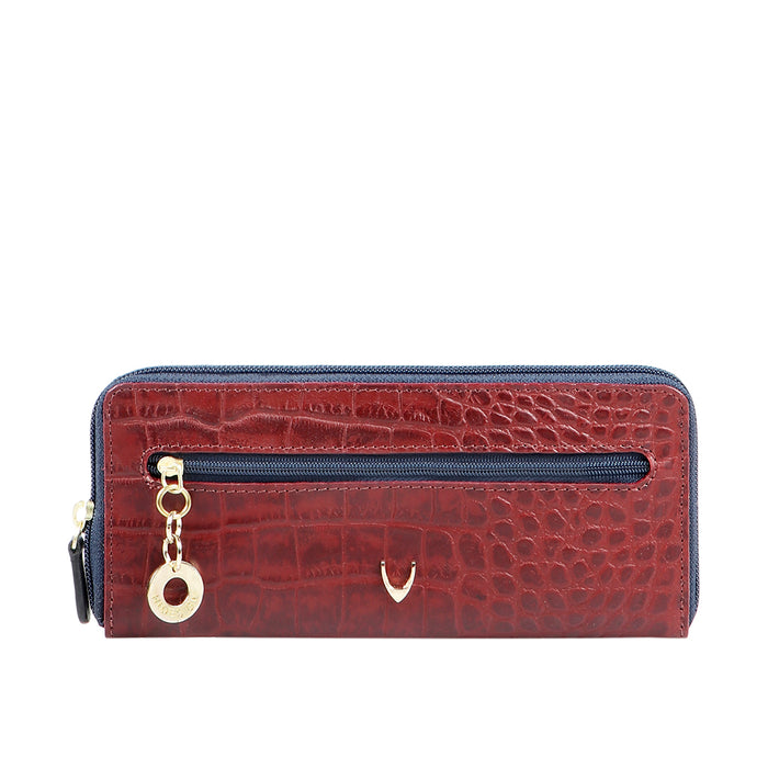 hidesign EE MOROCCO W3 ZIP AROUND WALLET Marsala