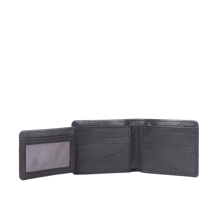 Hidesign EE MYW-02A RF BI-FOLD WALLET Black