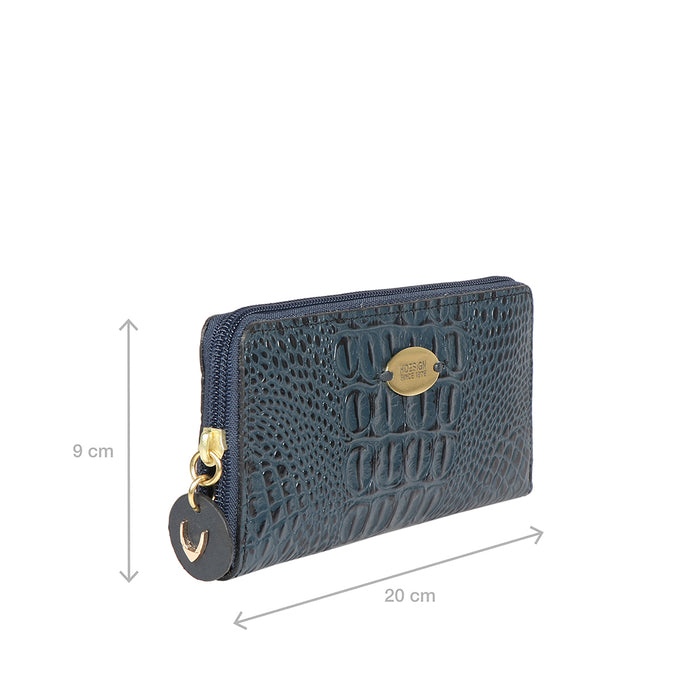 Hidesign EE NAOMI W1-M ZIP AROUND WALLET Blue