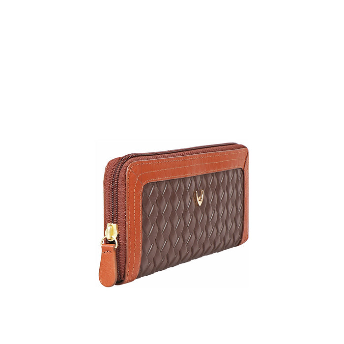 Hidesign EE NATALIA W2-M ZIP AROUND WALLET Brown