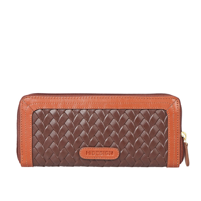Hidesign EE NATALIA W2-M ZIP AROUND WALLET Brown