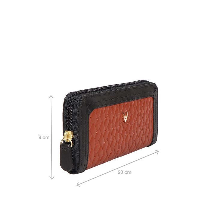 Hidesign EE NATALIA W2-M ZIP AROUND WALLET Tan