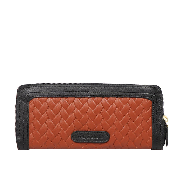 Hidesign EE NATALIA W2-M ZIP AROUND WALLET Tan