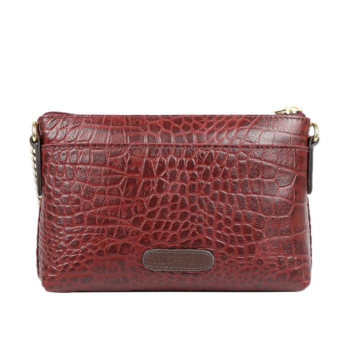 Hidesign EE OPIHI W2 SLING WALLET Marsala