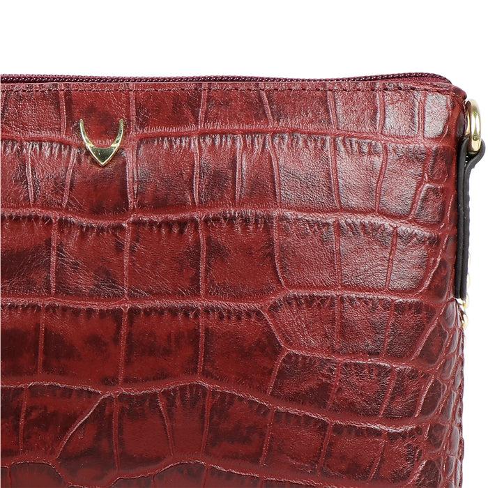 Hidesign EE OPIHI W2 SLING WALLET Marsala