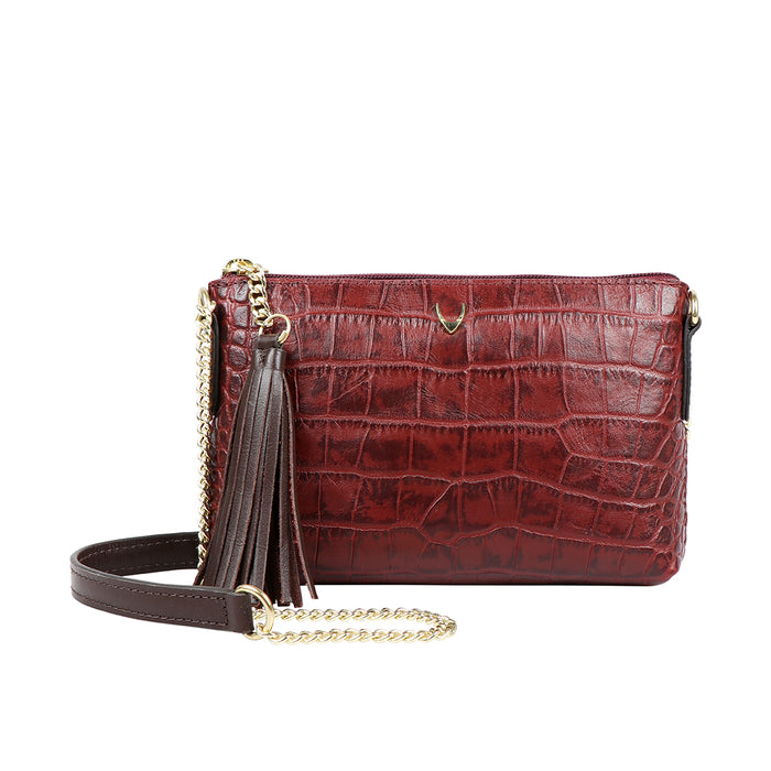 hidesign EE OPIHI W2 SLING WALLET Marsala