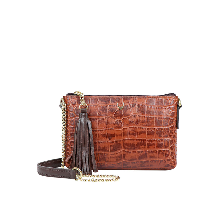 hidesign EE OPIHI W2 SLING WALLET Tan