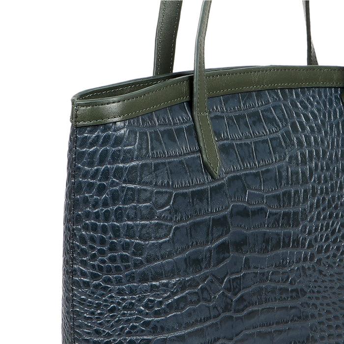 Hidesign EE OPRAH 03 TOTE BAG Blue