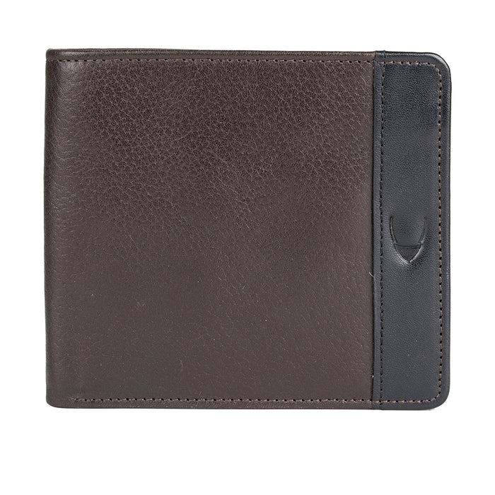 Hidesign EE PLUTO W1 RF BI-FOLD WALLET Brown